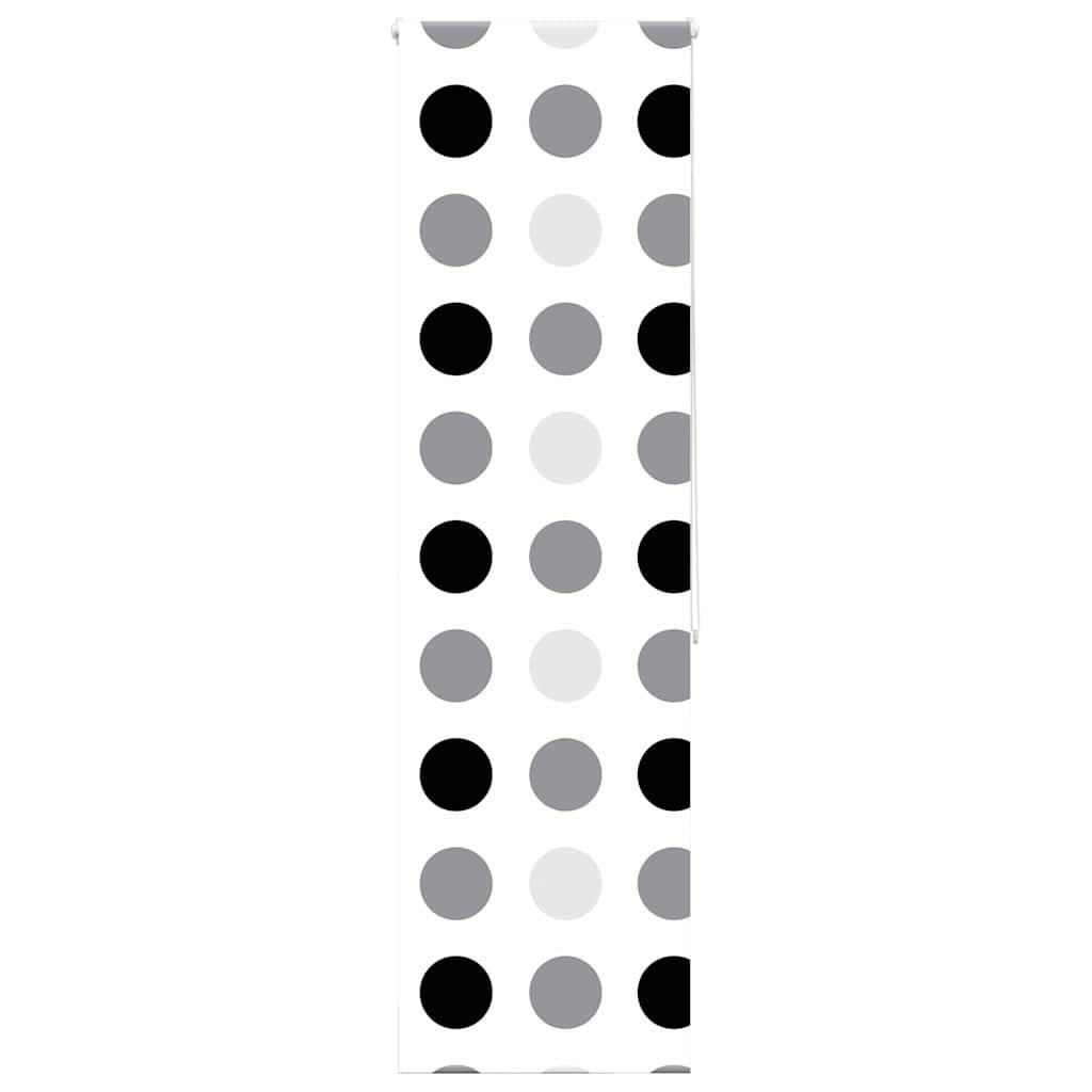 Bruserullegardin Stofbredde 116 Cm Cirkel - uden kassette / 60 x 240 cm