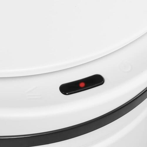 Affaldsspand med sensor 70 l kulstofstål hvid