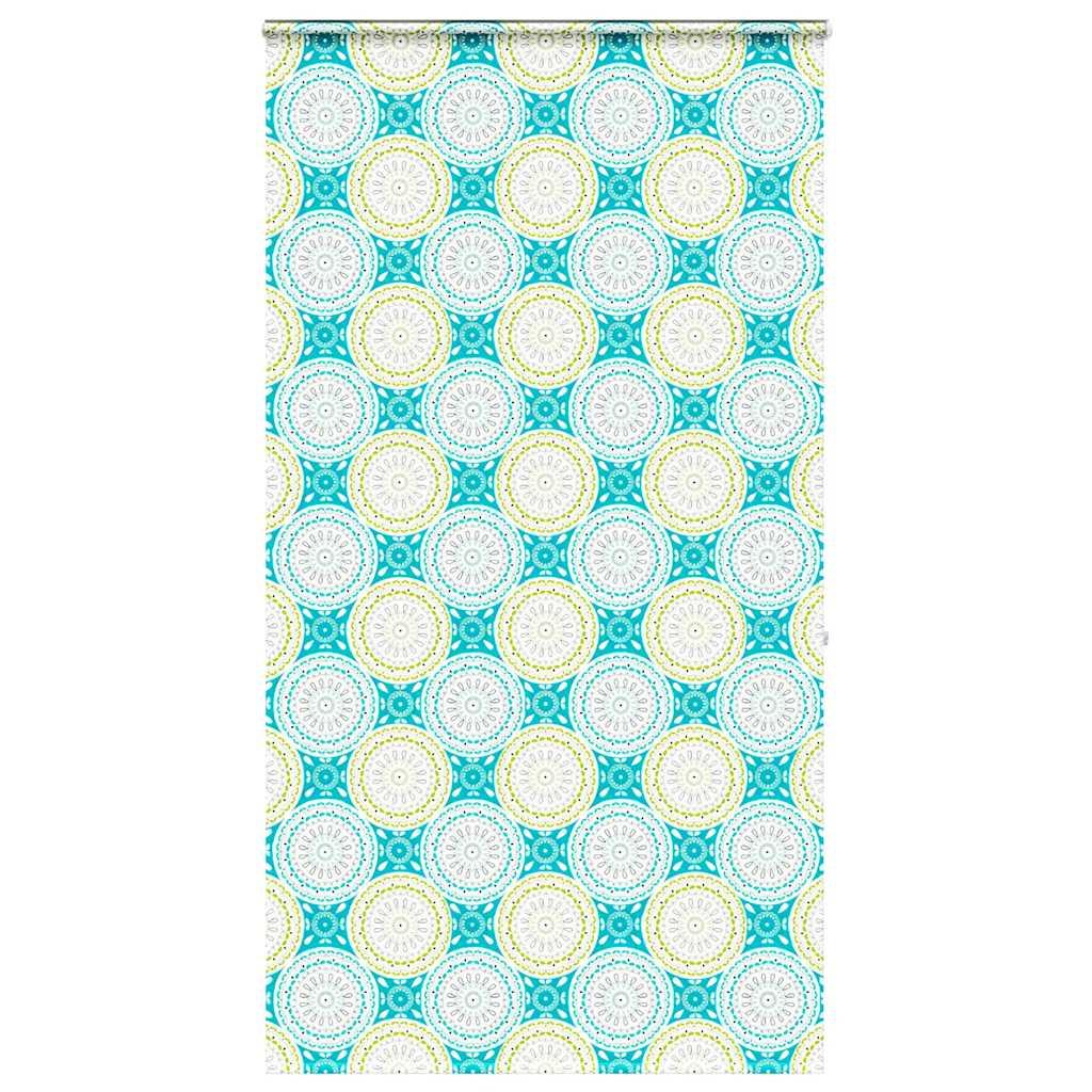 Bruserullegardin Stofbredde 76 Cm Ornament - med kassette / 120 x 240 cm