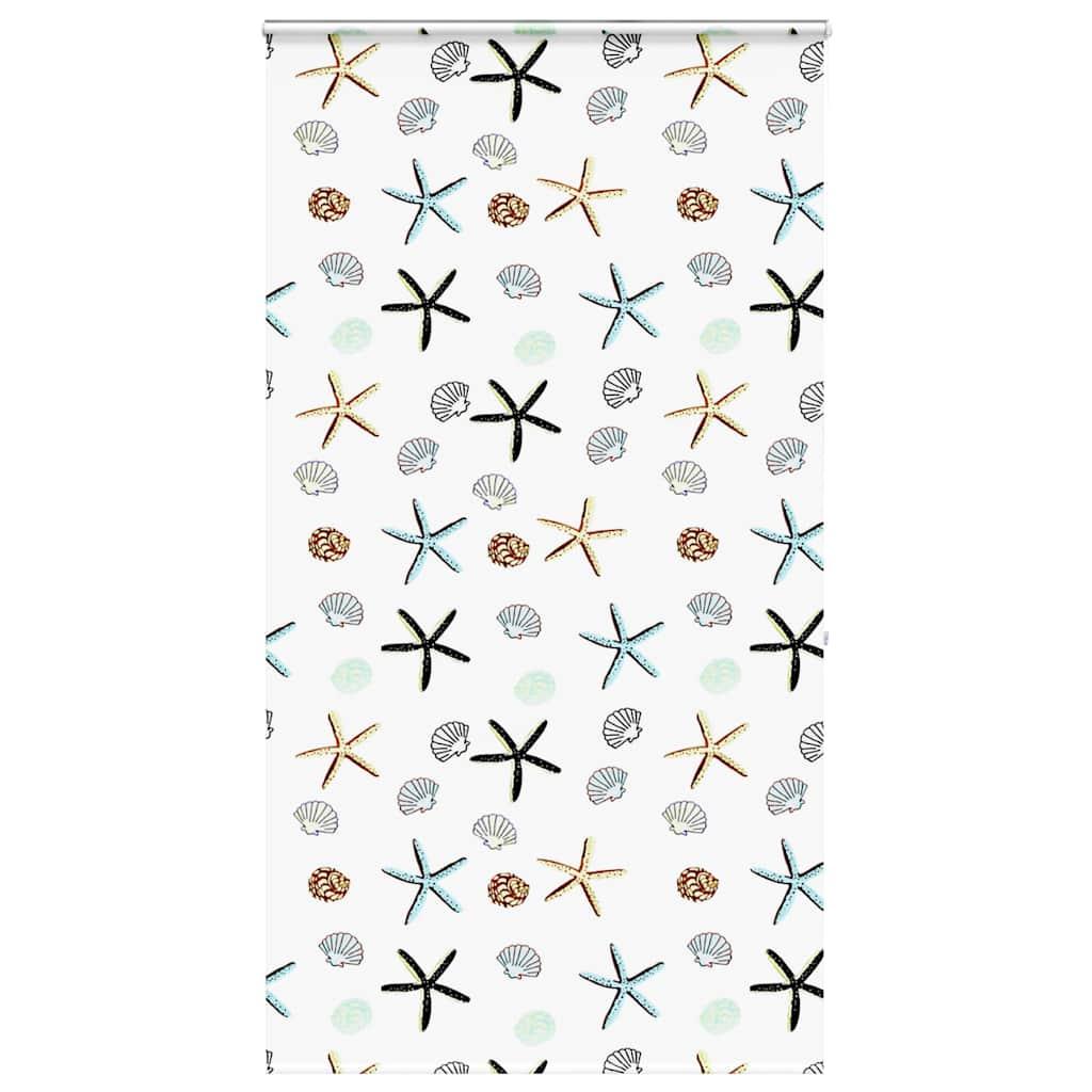 Bruserullegardin Stofbredde 156 Cm Skaldyr - med kassette / 120 x 240 cm