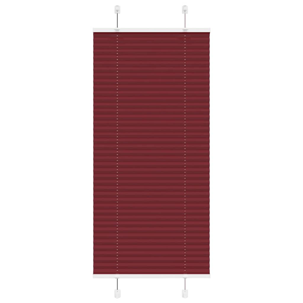 Plisségardin Bordeauxrød 60x100 cm Stofbredde 59,4 cm Polyester