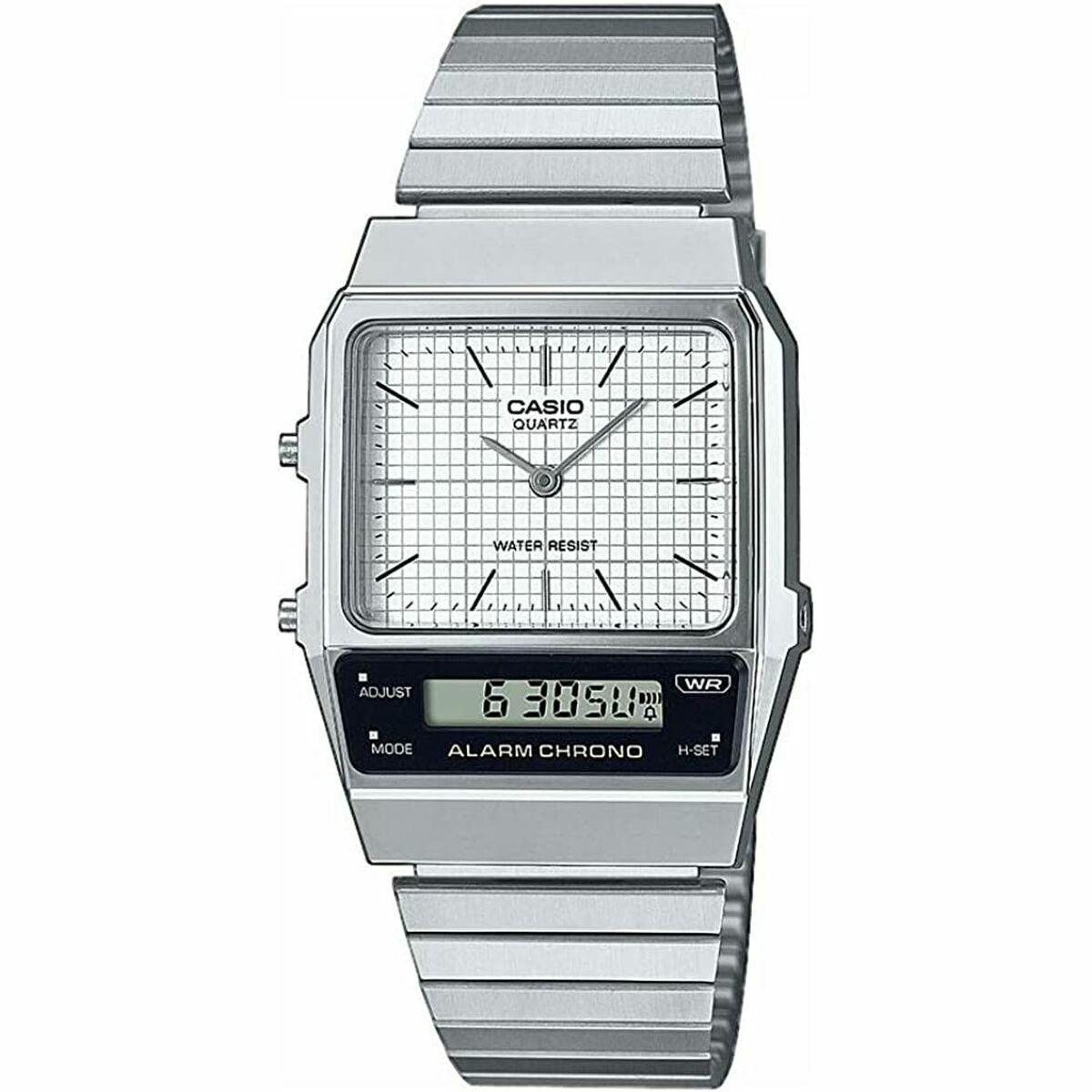 Casio Vintage Edgy armbåndsur - sølv (Ø 40/32 mm)