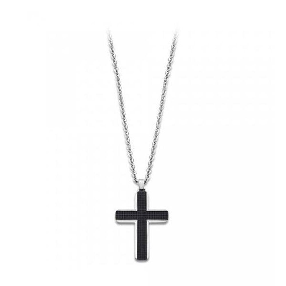 Lotus halskæde til mænd LS1986-1/1 - kors vedhæng