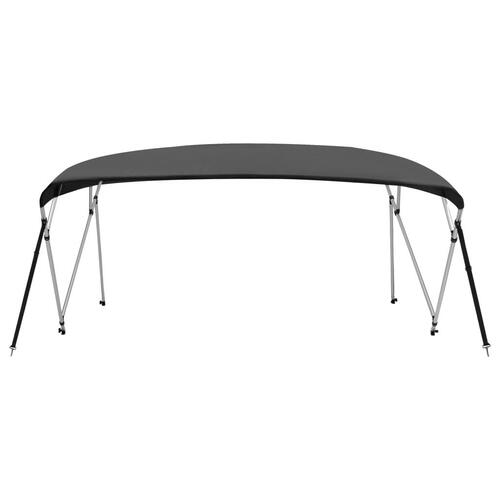 Biminitop med 4 buer 243x(230-244)x137 cm antracitgrå