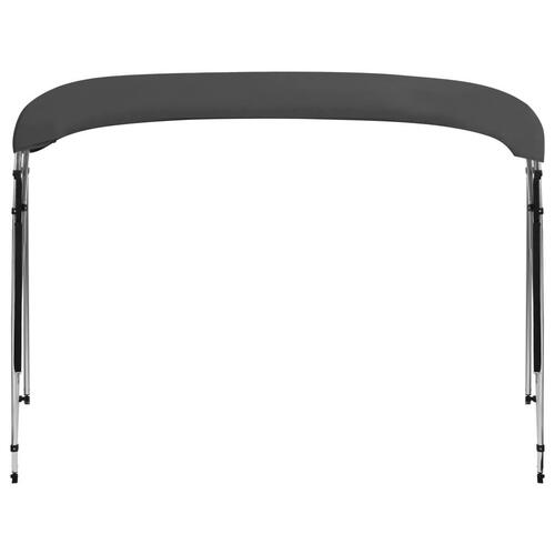 Biminitop med 4 buer 243x(230-244)x137 cm antracitgrå