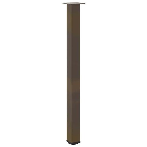 Sofabordben 4 stk. naturstål 110-112 cm stål