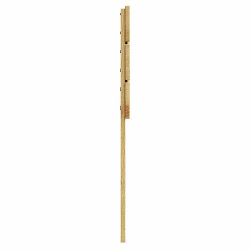 Hovedgærde 75 cm massivt træ eg