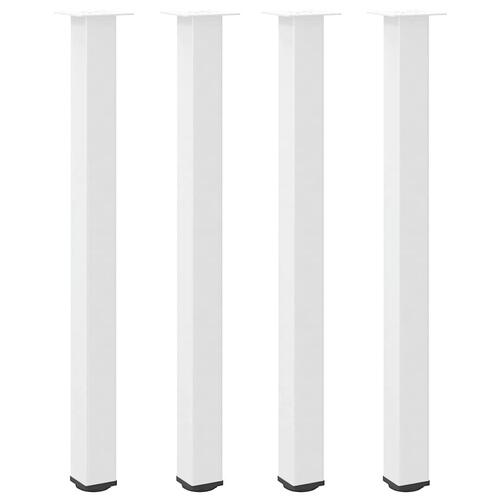 Sofabordben 4 stk. 110-112 cm stål hvid