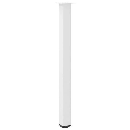 Sofabordben 4 stk. 110-112 cm stål hvid