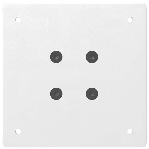 Sofabordben 4 stk. 110-112 cm stål hvid