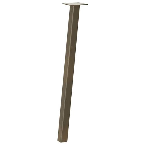 Sofabordben 4 stk. naturstål 72 cm stål