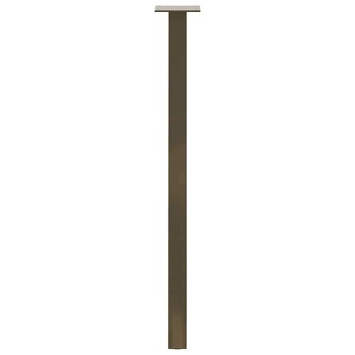 Sofabordben 4 stk. naturstål 72 cm stål