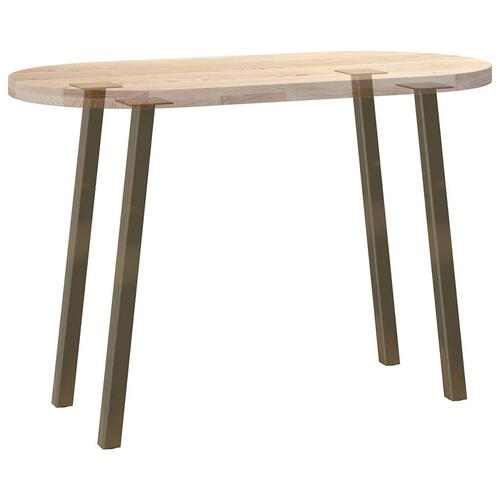 Sofabordben 4 stk. naturstål 72 cm stål