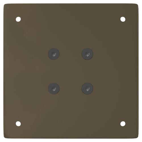 Sofabordben 4 stk. naturstål 30 cm stål