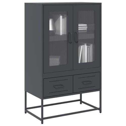 Skab 68x39x111,5 cm stål antracitgrå