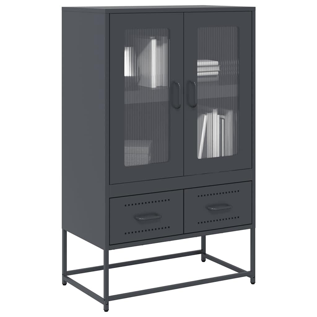 Skab 68x39x111,5 cm stål antracitgrå