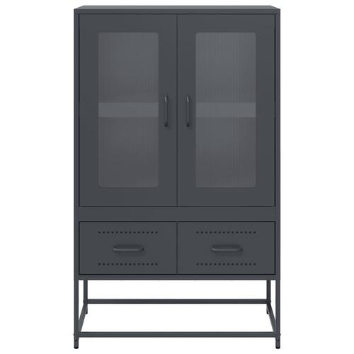 Skab 68x39x111,5 cm stål antracitgrå