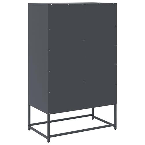Skab 68x39x111,5 cm stål antracitgrå