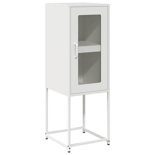 Skænk 36x39x107 cm koldvalset stål hvid