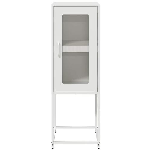 Skænk 36x39x107 cm koldvalset stål hvid