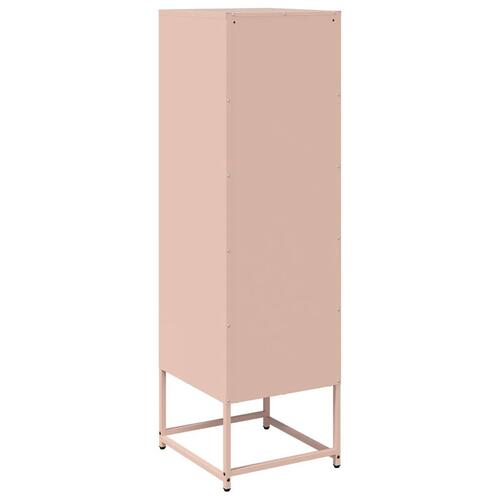 Skab 36x39x123 cm koldvalset stål lyserød