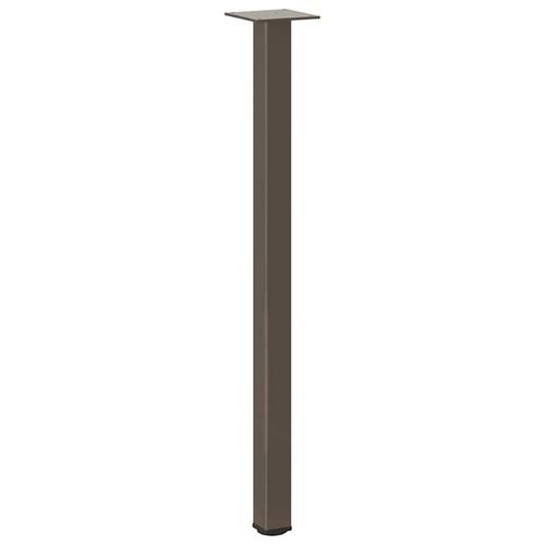 Sofabordben 4 stk. naturstål 72-74 cm stål