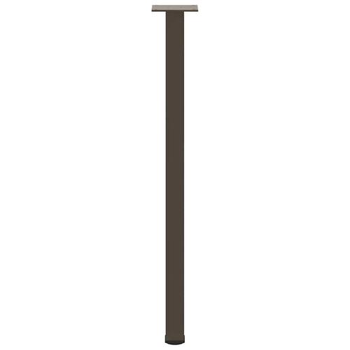 Sofabordben 4 stk. naturstål 72-74 cm stål