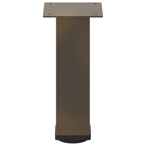 Sofabordben 4 stk. naturstål 42-44 cm stål