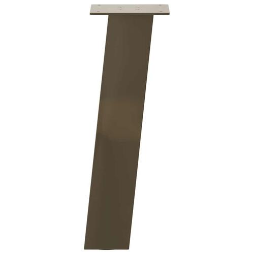Sofabordben 4 stk. naturstål 42 cm stål