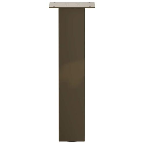 Sofabordben 4 stk. naturstål 42 cm stål