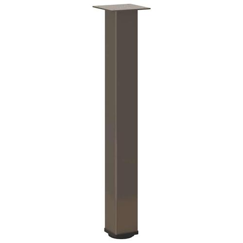 Sofabordben 4 stk. naturstål 72-74 cm stål