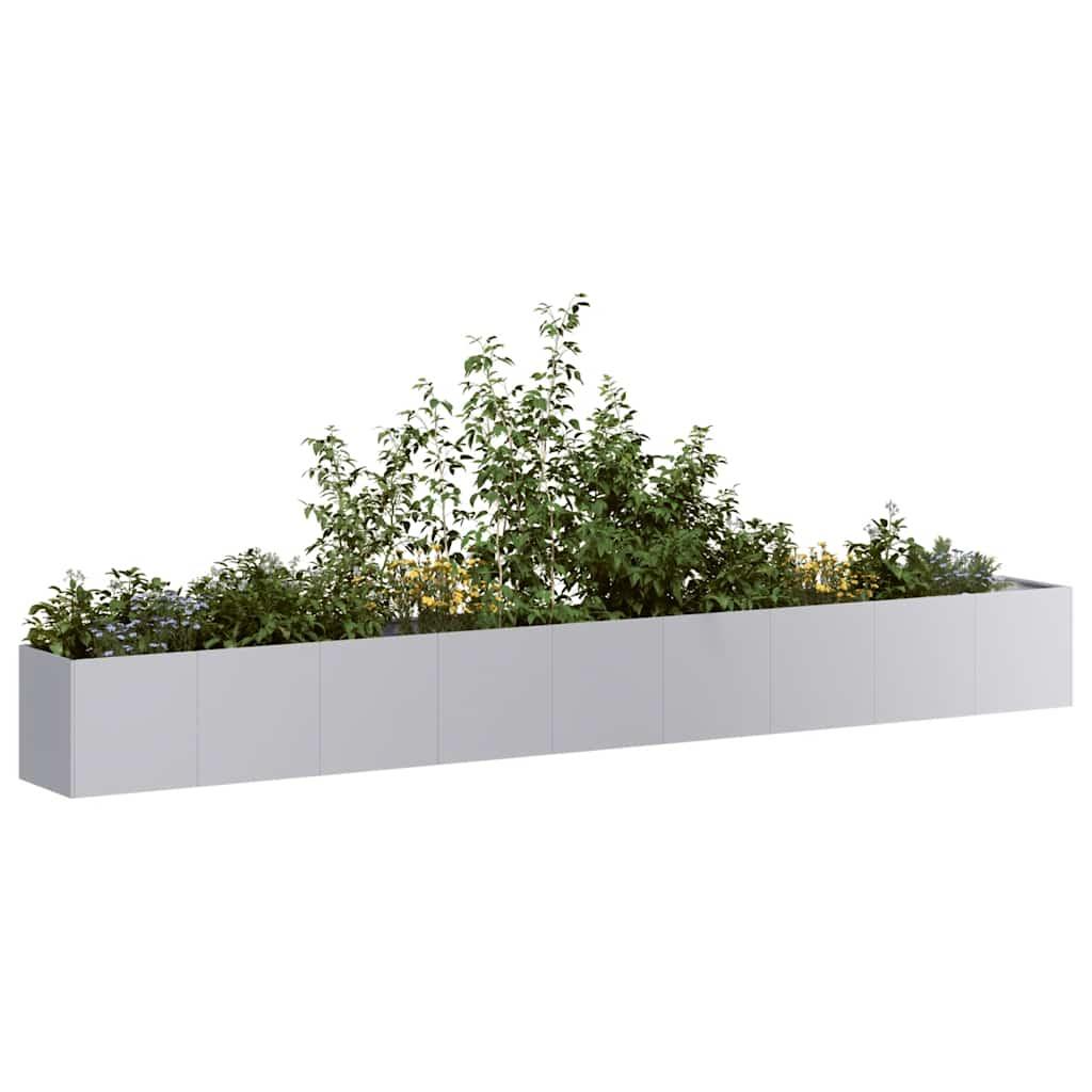 Plantekasse 360x40x40 cm galvaniseret stål