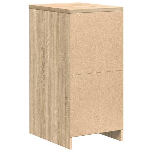 Garageopbevaringsskab Sonoma eg 40x51x85cm Massivt træ Fyrretræ