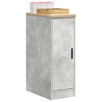 Garageopbevaringsskab Beton Grå 30x51x85cm Massivt træ Fyrretræ