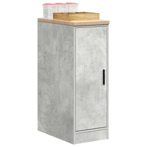 Garageopbevaringsskab Beton Grå 30x51x85cm Massivt træ Fyrretræ