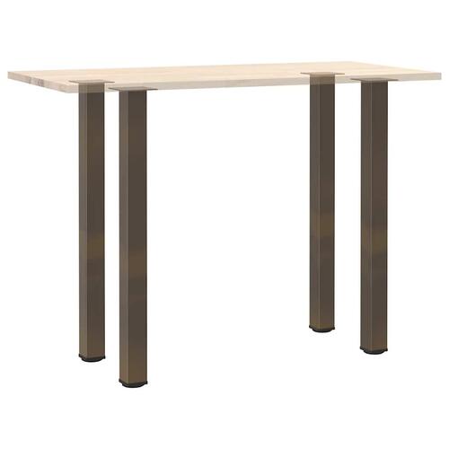 Sofabordben 4 stk. naturstål 100-102 cm stål