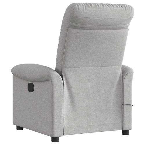 Massagestol stof skygrå