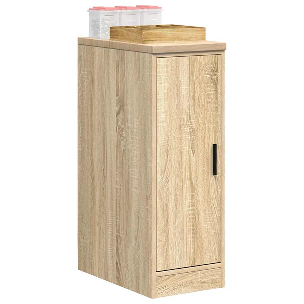 Garageopbevaringsskab Sonoma eg 30x51x85cm Massivt træ Fyrretræ