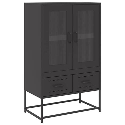 Skab 68x39x111,5 cm stål sort
