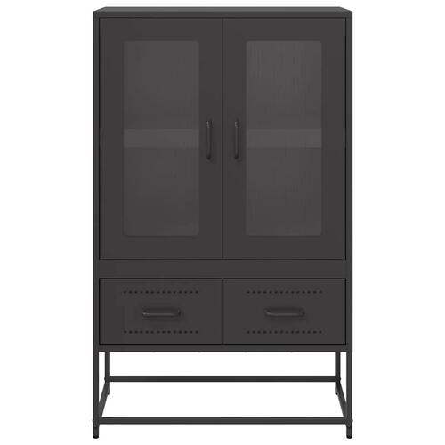 Skab 68x39x111,5 cm stål sort
