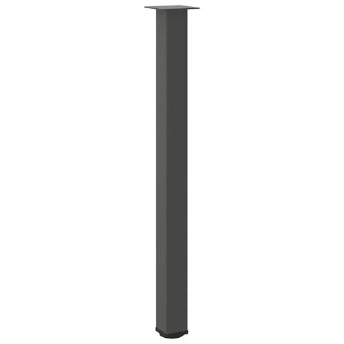 Sofabordben 4 stk. 110-112 cm stål antracitgrå