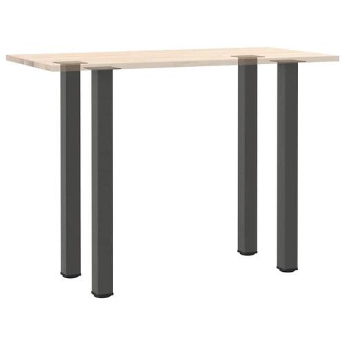 Sofabordben 4 stk. 110-112 cm stål antracitgrå
