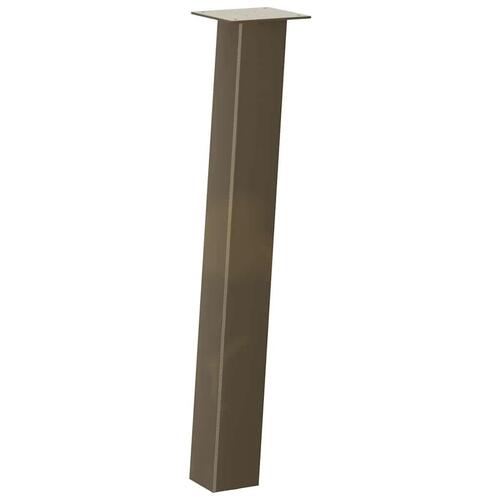Sofabordben 4 stk. naturstål 72 cm stål