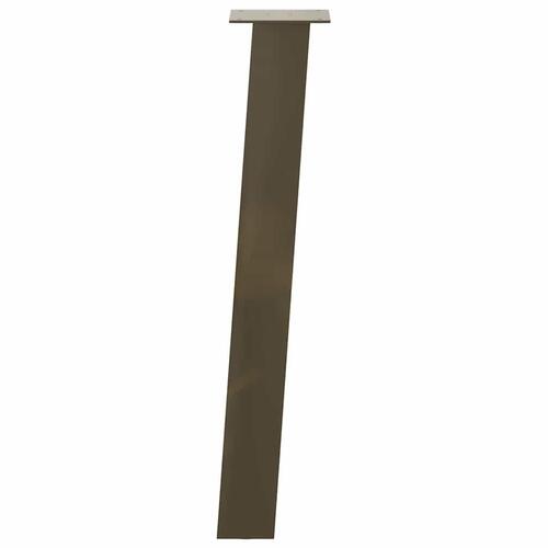Sofabordben 4 stk. naturstål 72 cm stål