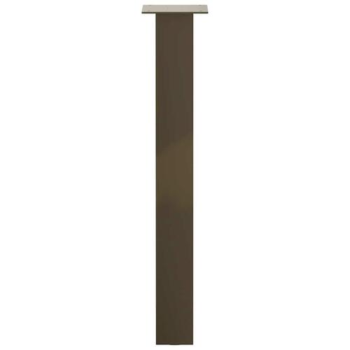 Sofabordben 4 stk. naturstål 72 cm stål