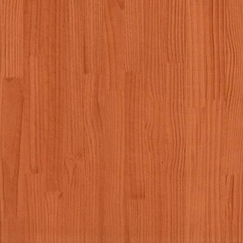 Sengeramme uden madras 90x200 cm massivt fyrretræ gyldenbrun