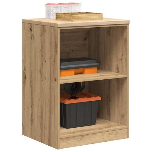 Garageopbevaringsskab Håndværks eg 60x51x85 cm