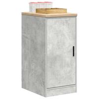 Garageopbevaringsskab Beton Grå 40x51x85cm Massivt træ Fyrretræ