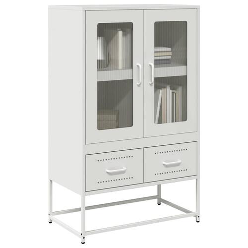 Skab 68x39x111,5 cm stål hvid