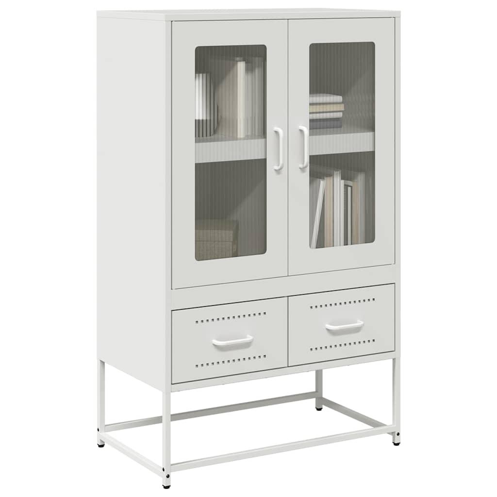 Skab 68x39x111,5 cm stål hvid